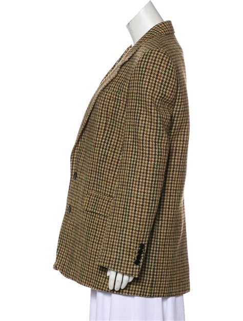 Celine Tournon Houndstooth Blazer 